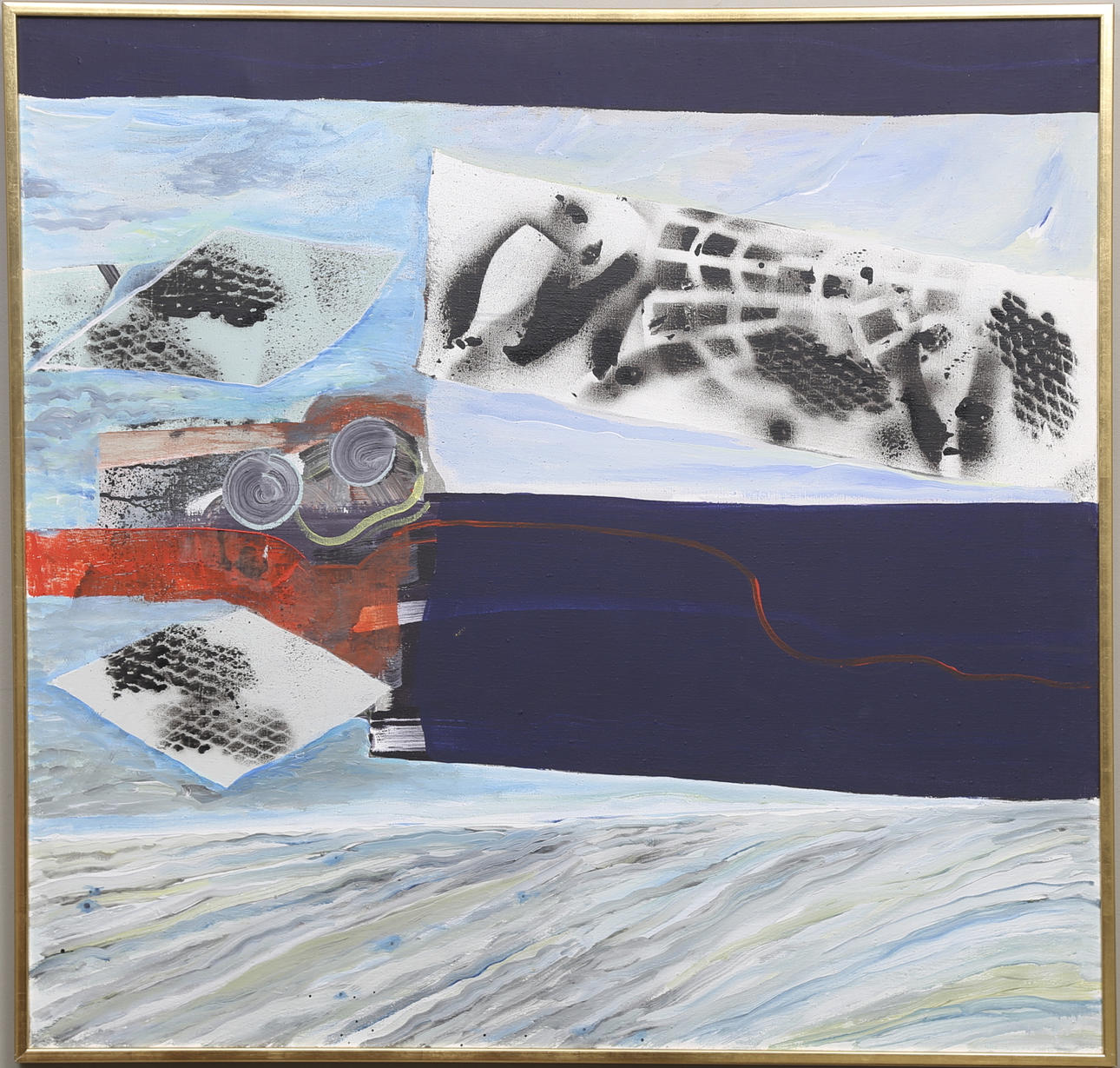 NILS INGWAR NILSON. Olja på duk, signerad och daterad 69-70.