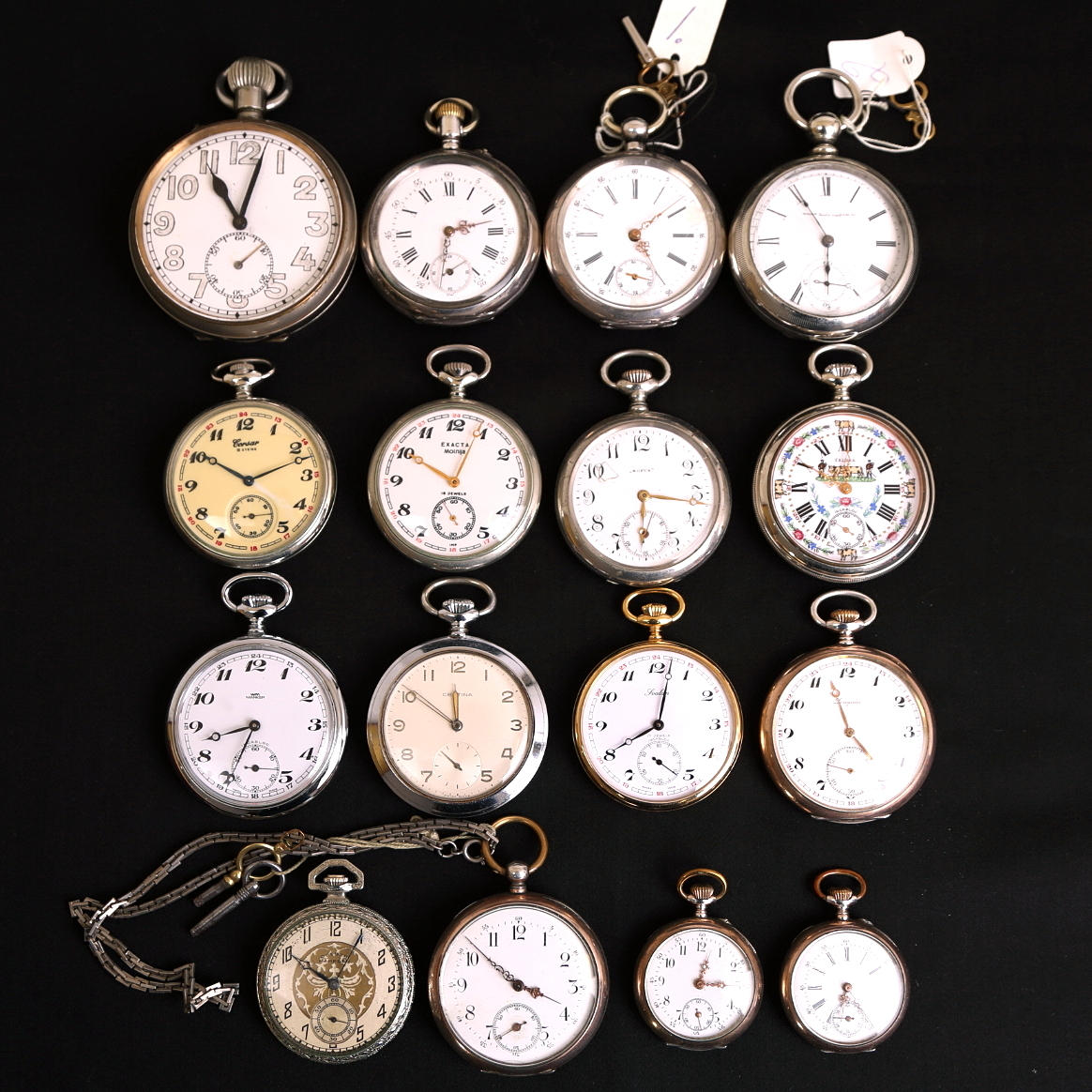 FICKUR, 16 st, dam- herr-, 1900-tal.