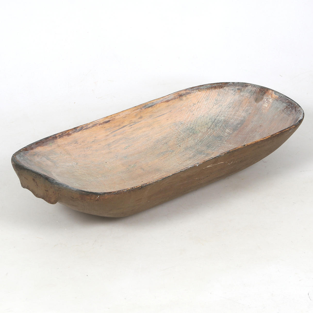 Trough, pine, common man, 19th century.