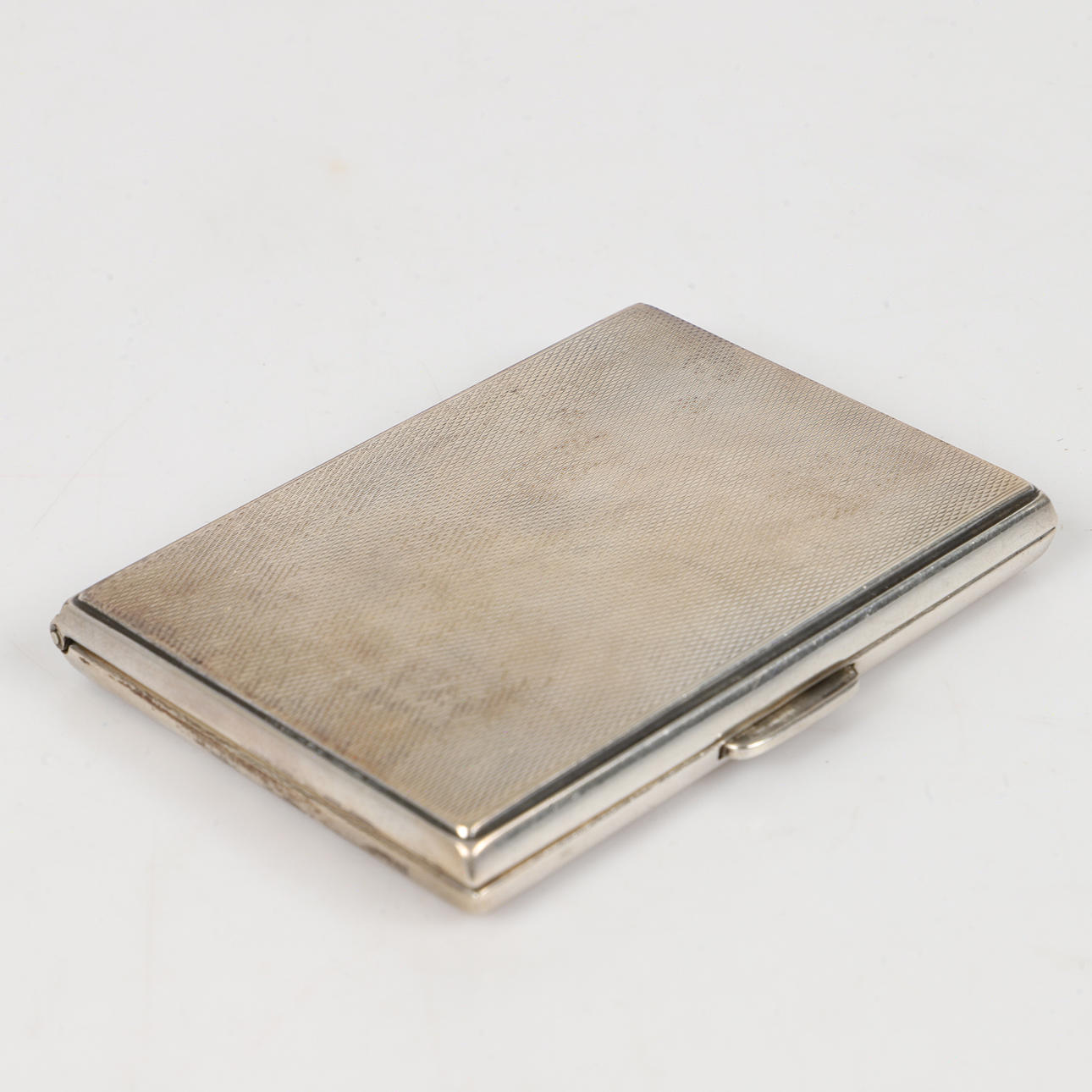 CIGARETTE CASE, silver CG Hallberg, 1952.