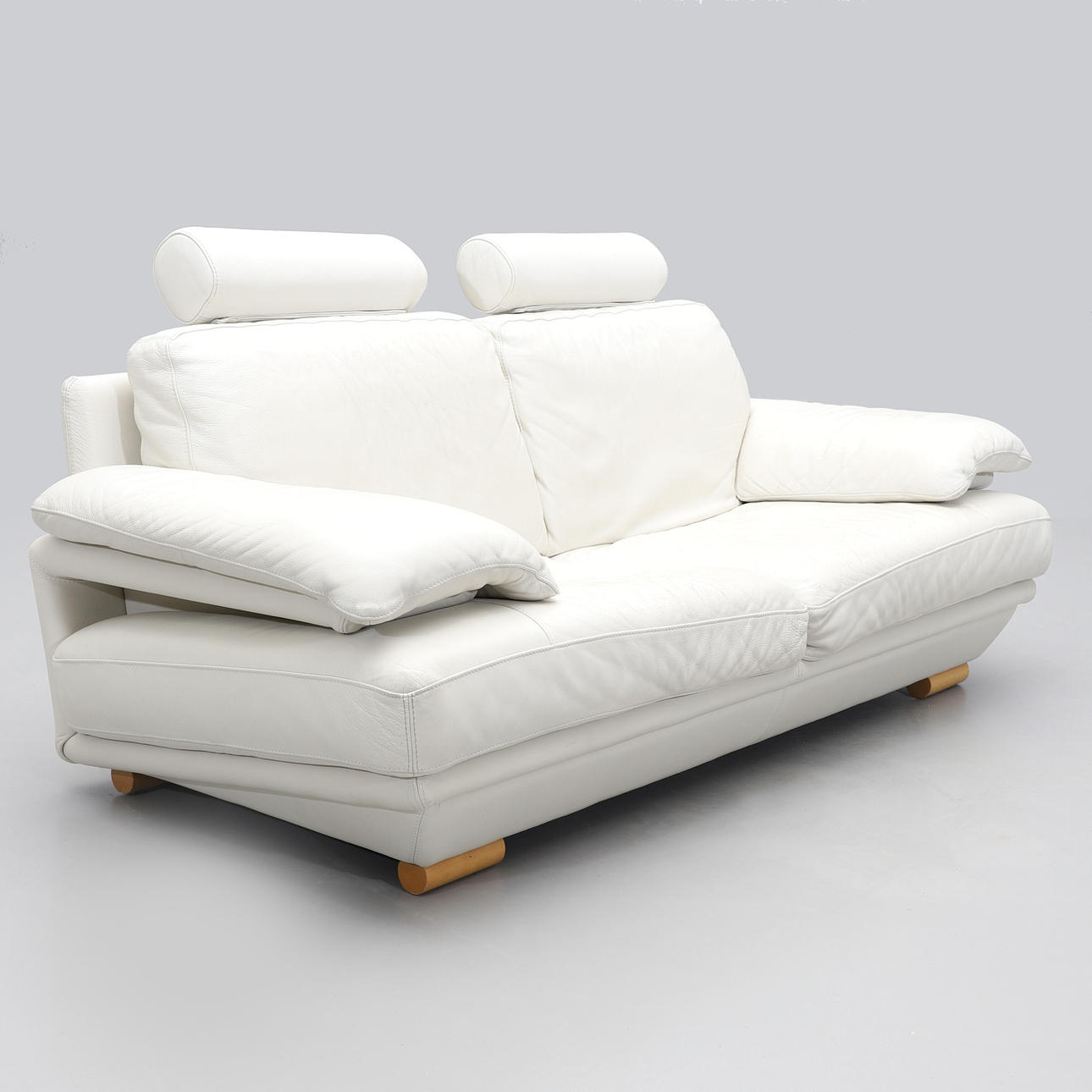 SOFFA, skinn, Natuzzi, Italien.