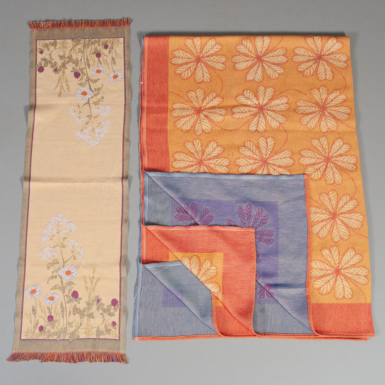 DUK och LÖPARE. Ekelunds Väveri, Horred.