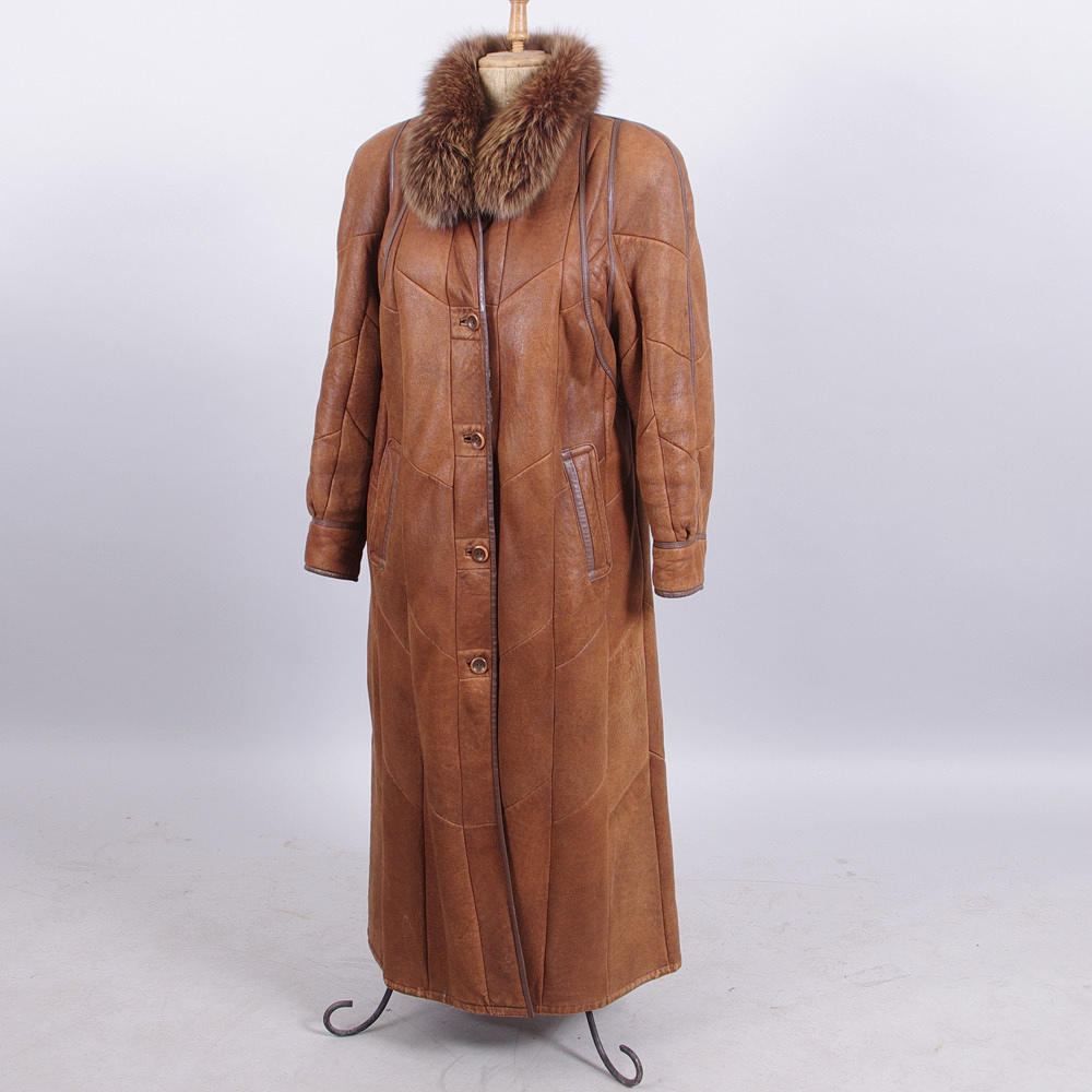 MOCKAKAPPA med pälskrage, Christ Germany.