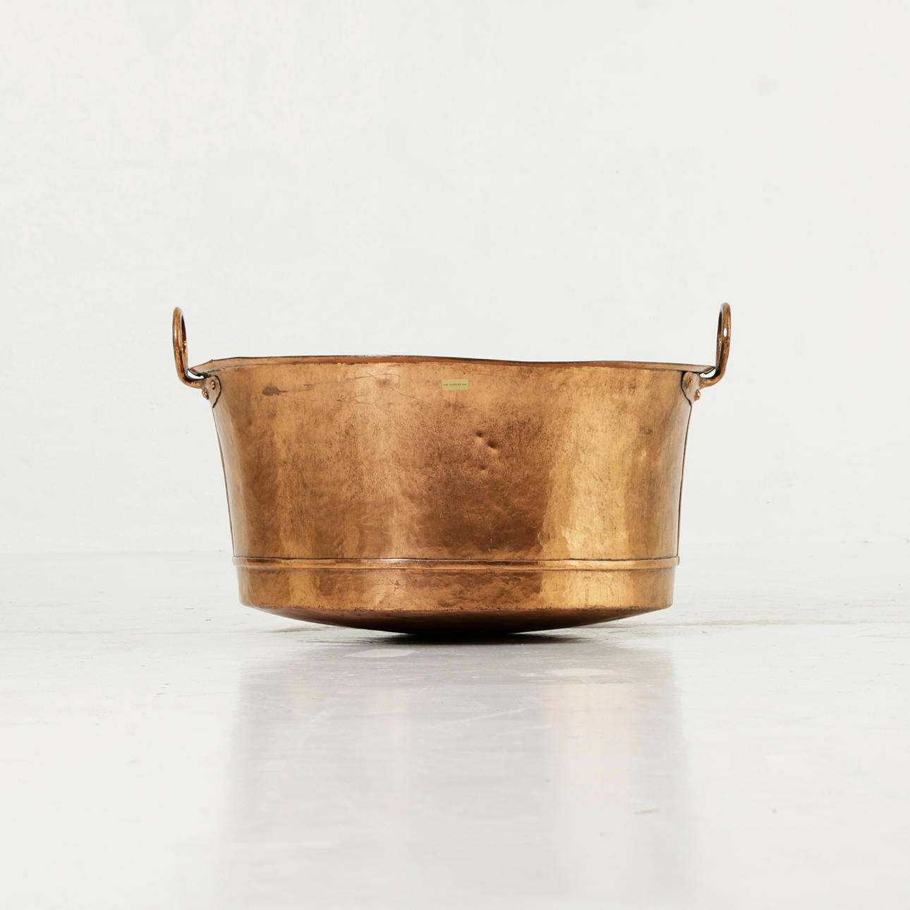 KOPPARKITTEL, koppar, 1800-tal, med två hänklar. Silver & Metall - Tenn ...