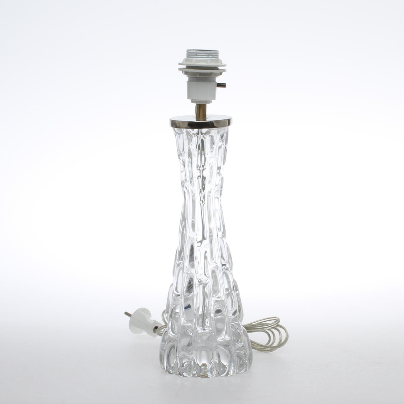 BORDSLAMPA, glas, Orrefors, Carl Fagerlund.