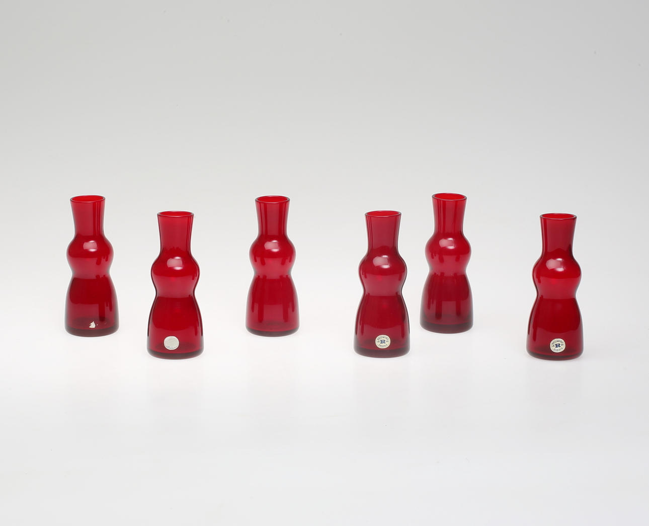 SNAPSGLAS, 6 st, Reijmyre, 1900-tal.