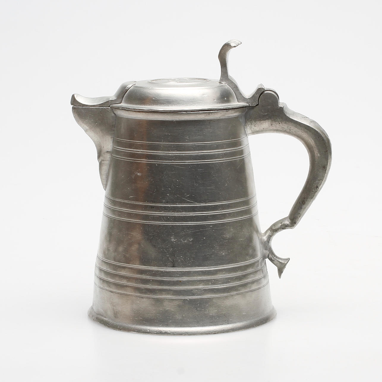 SKÄNKKANNA, tenn, Erik Wikgren, Nyköping 1828.