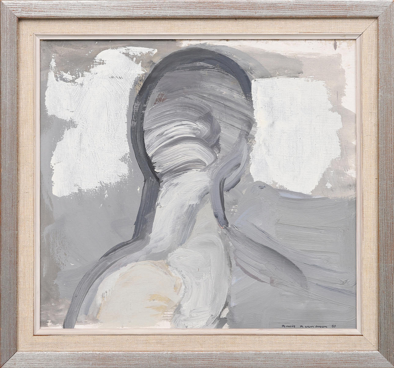 BERTIL BERNTSSON. PORTRAIT, signed and dated 63.