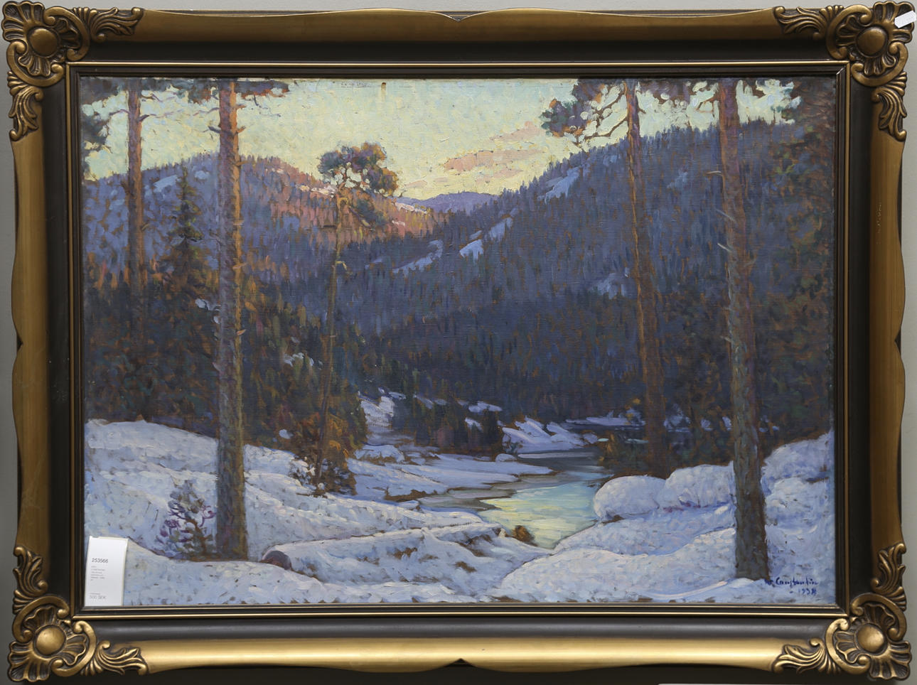 IVAN CONSTANTIN. Olja på duk, signerad och daterad -1938.