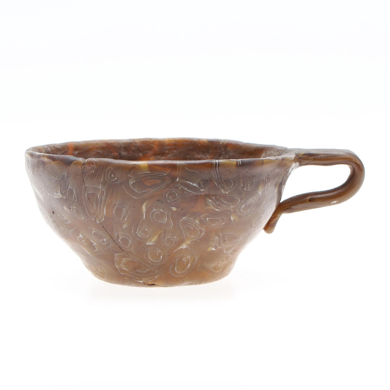 A ROMAN MOSAIC GLASS PATELLA CUP.