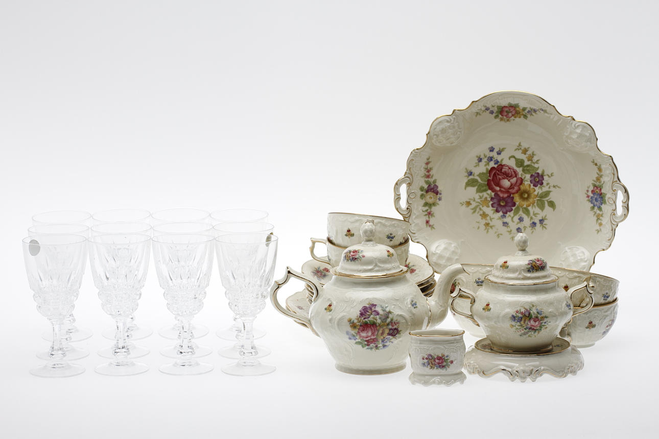 PARTI GLAS OCH KERAMIK, Vinglas, Frankrike, Servisdelar, Rosenthal.
