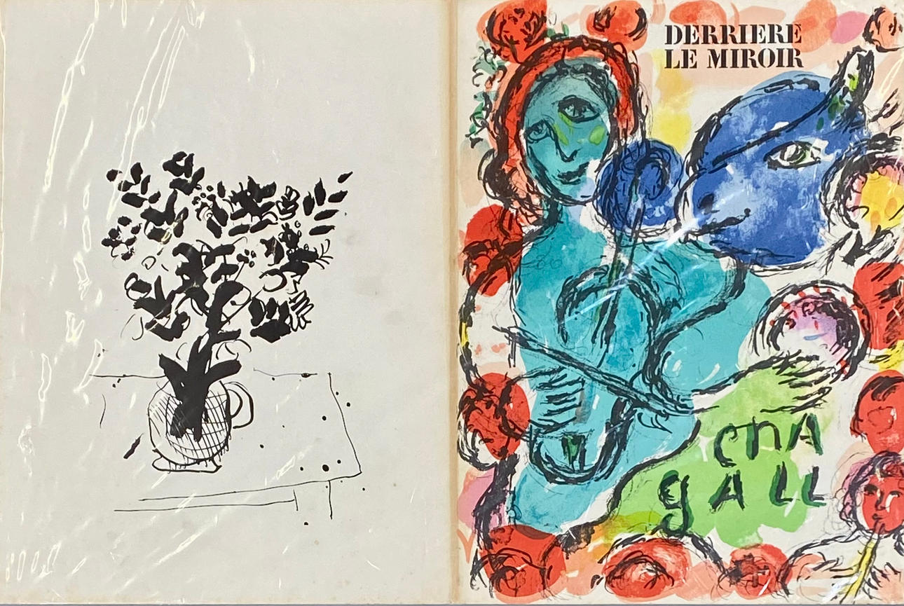 MARC CHAGALL. EFTER. LITOGRAFI PÅ PAPPER. DERRIÉRE LE MIROIR.