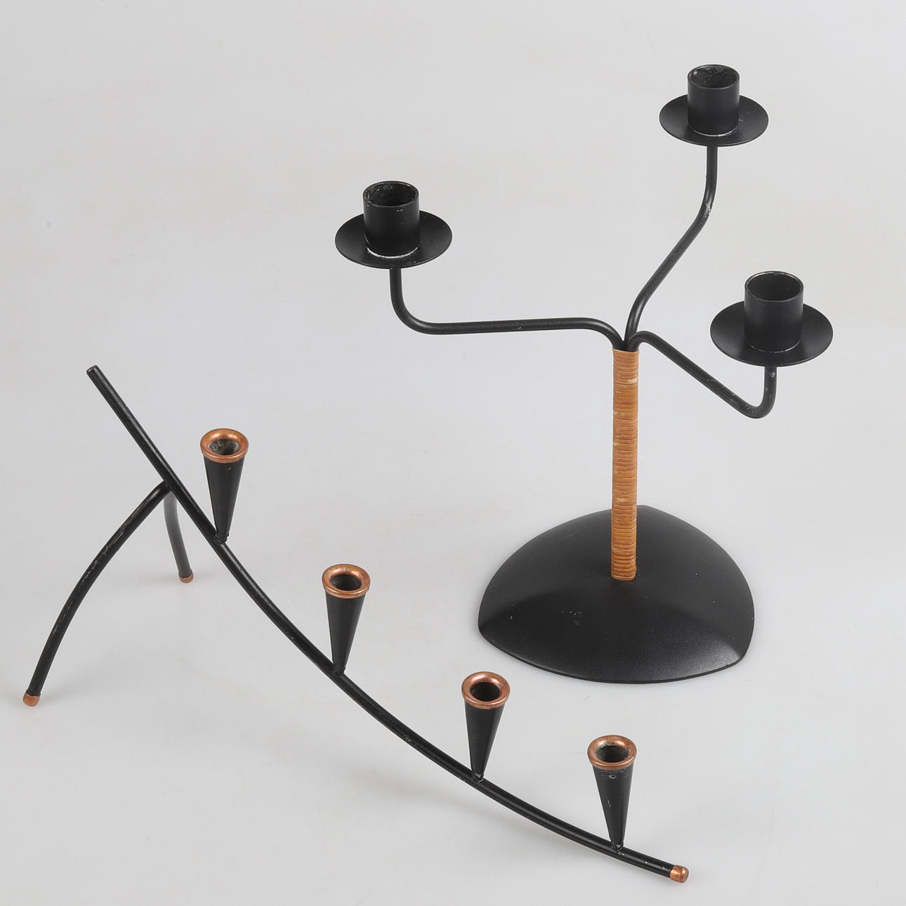 Ljusstakar, 2 st, metall.