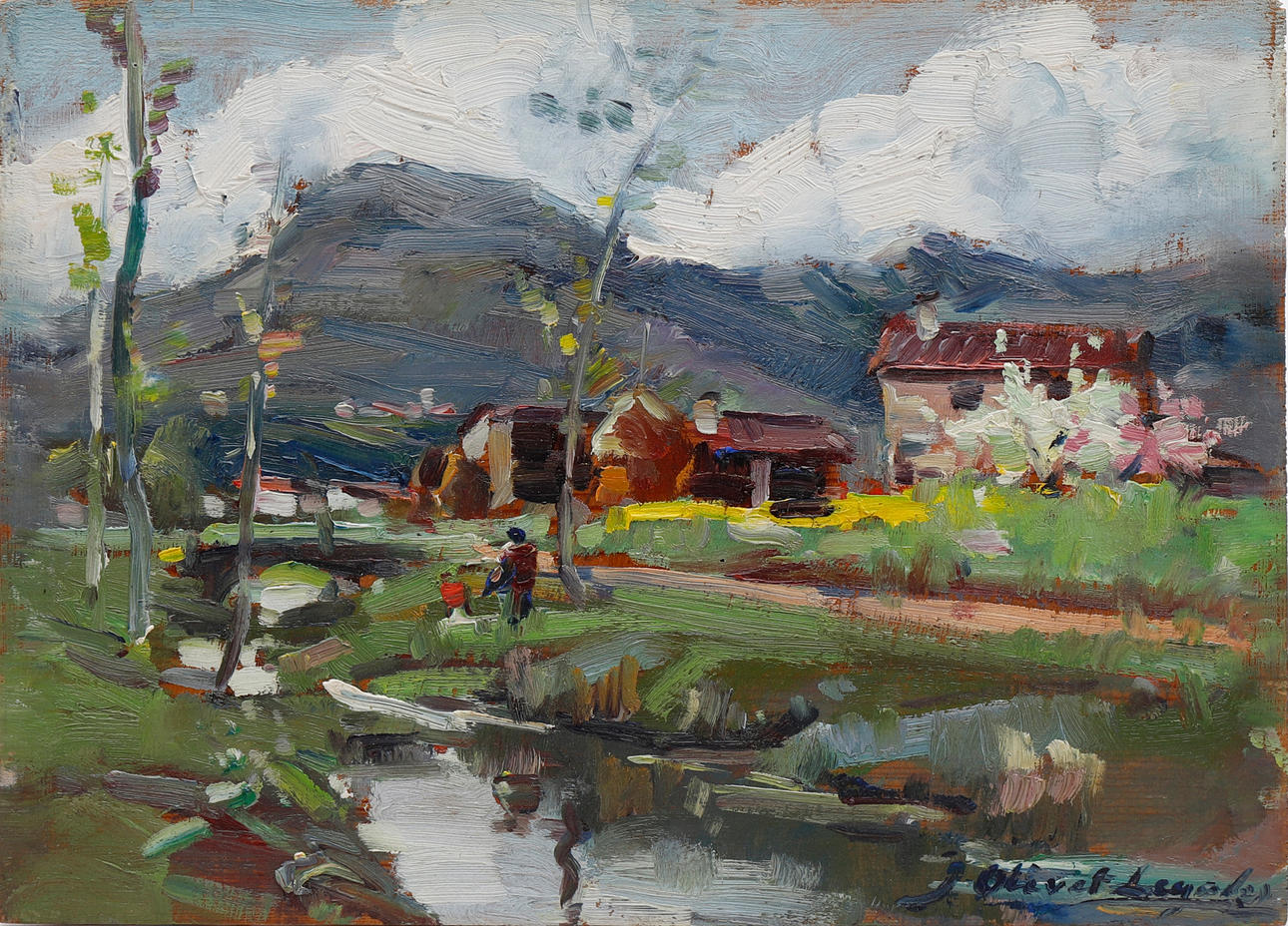 JOSEP OLIVET LEGARES. "El Mayol, Olot".