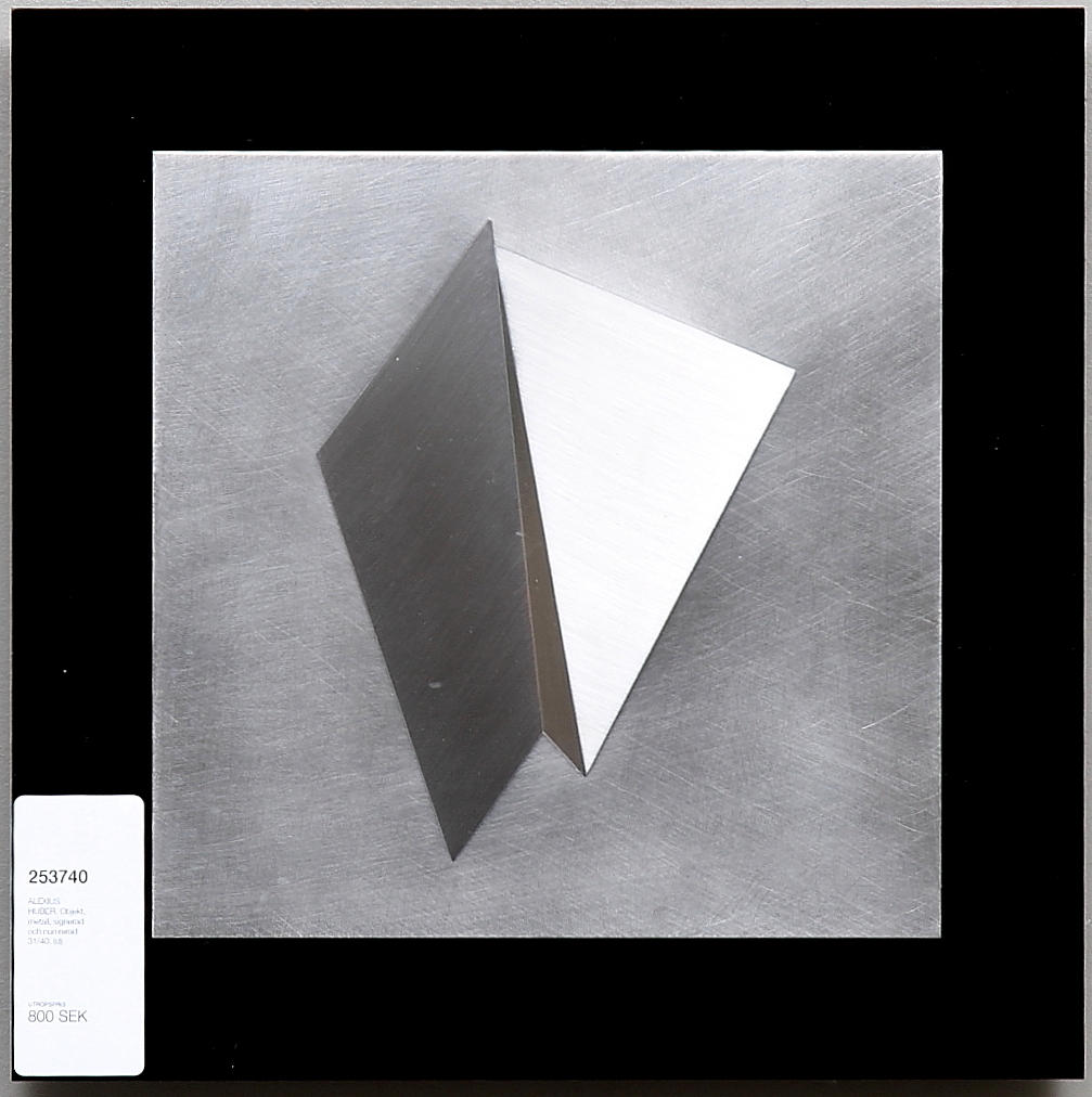 ALEXIUS HUBER. Objekt, metall, signerad och numrerad 31/40.