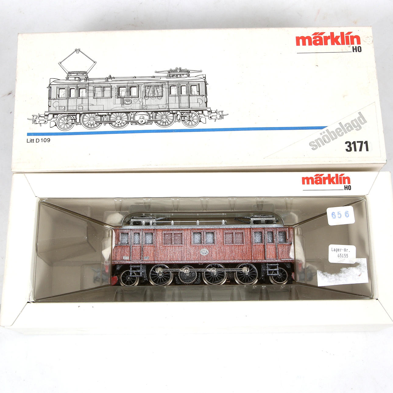 MÄRKLIN, lok, 3171, snöbelagd.