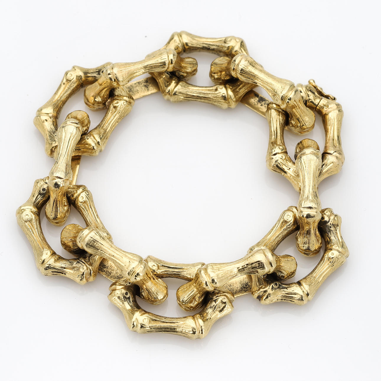 ARMBÅND, 18K guld, import stempel, Italien.