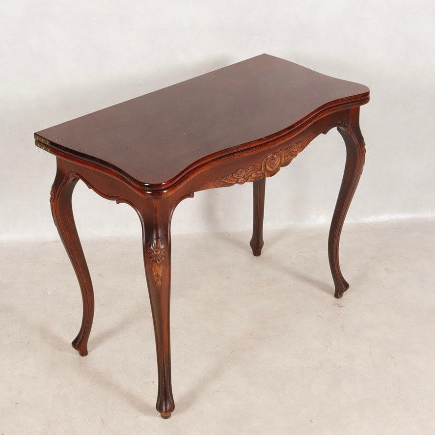 SPILLEBORD, mahogni, 1900-tallet.