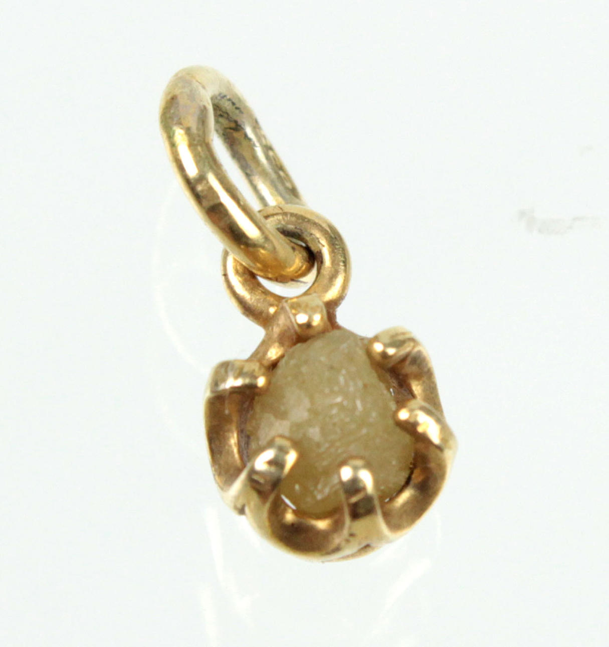 ROHDIAMANT ANHÄNGER, Silber 835.