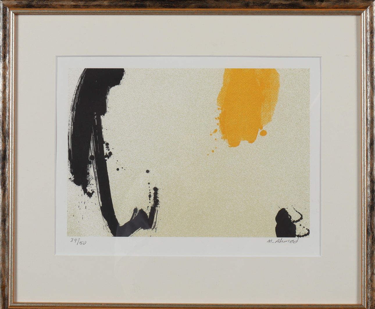 MODHIR AHMED. LITHOGRAPH signed and numbered 34/50.