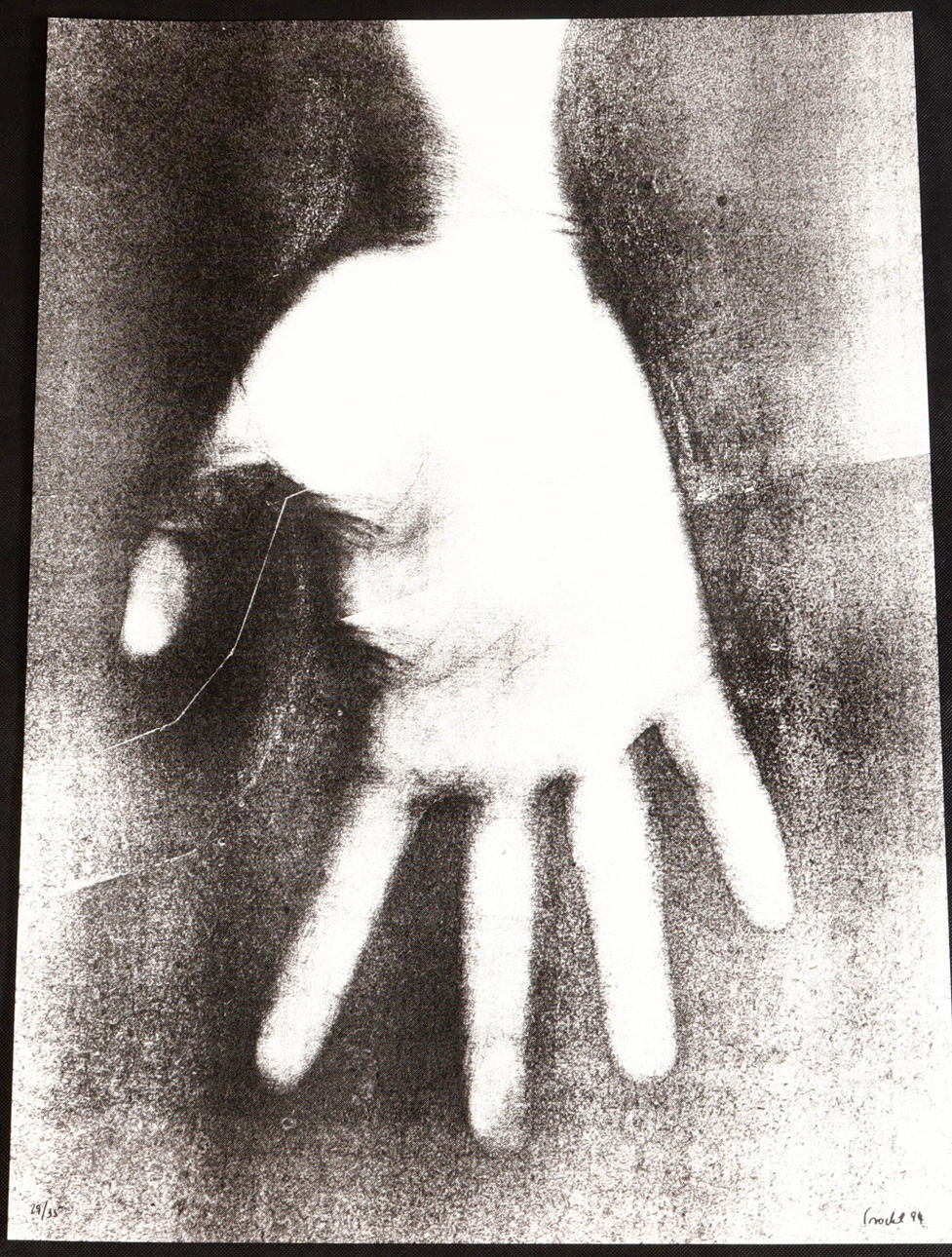 ROSEMARIE TROCKEL. Farbsiebdruck.