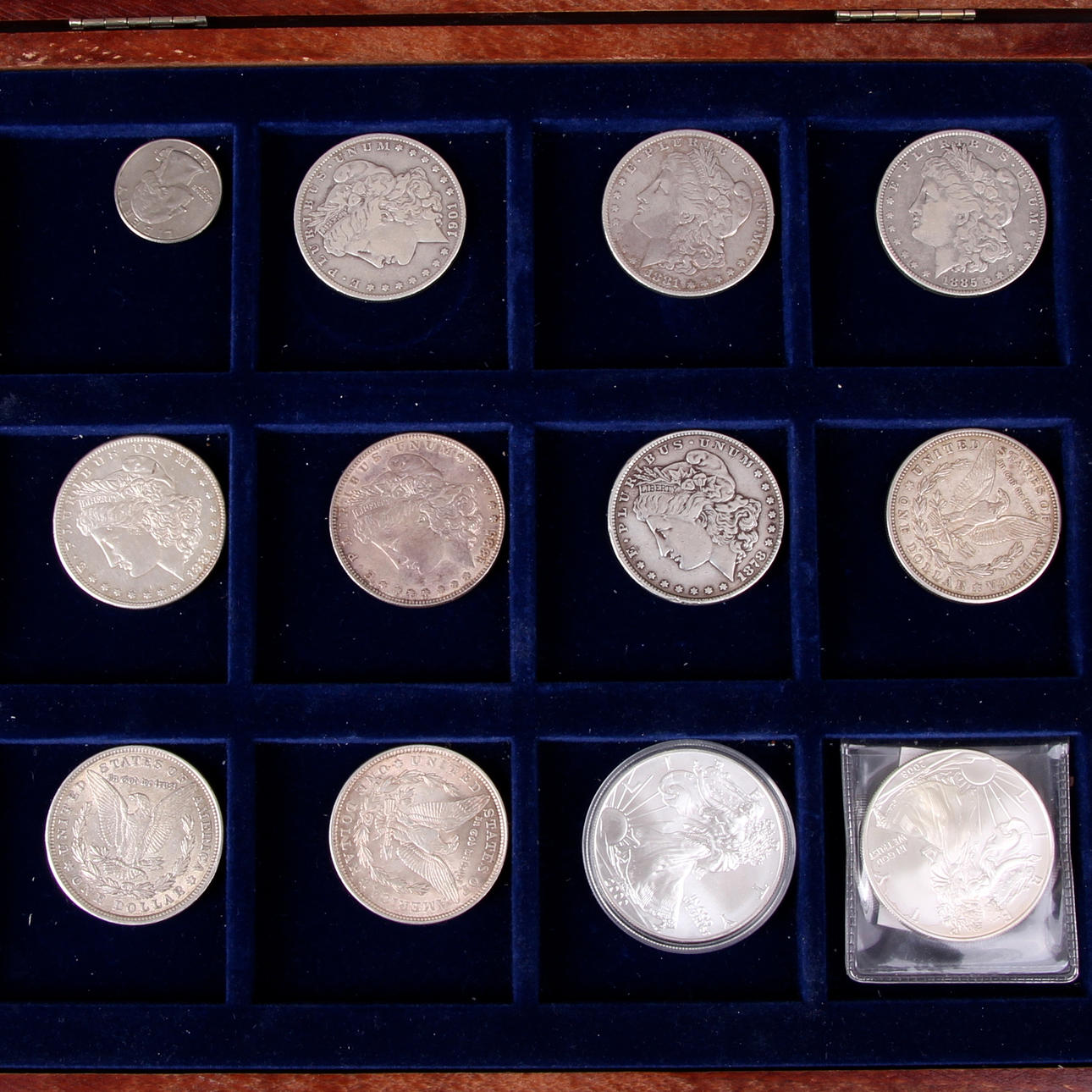 MYNT, 12 st. Silver, dollar, 1878-2008.