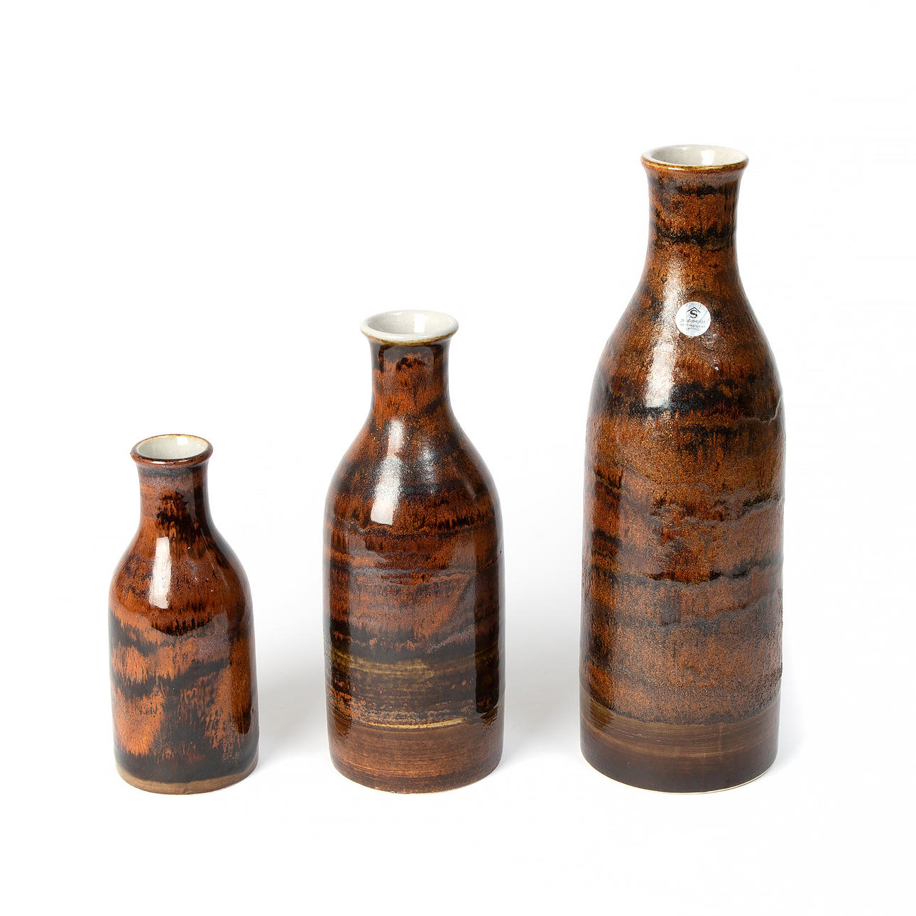 VASER, 3 stycken, Designhuset, Stålhanegruppen, Lidköping.