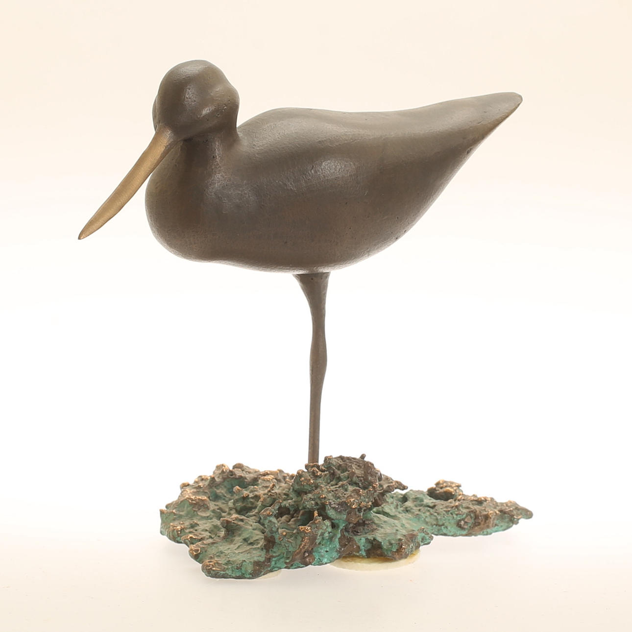 SKULPTUR, Vogel, Bronze.