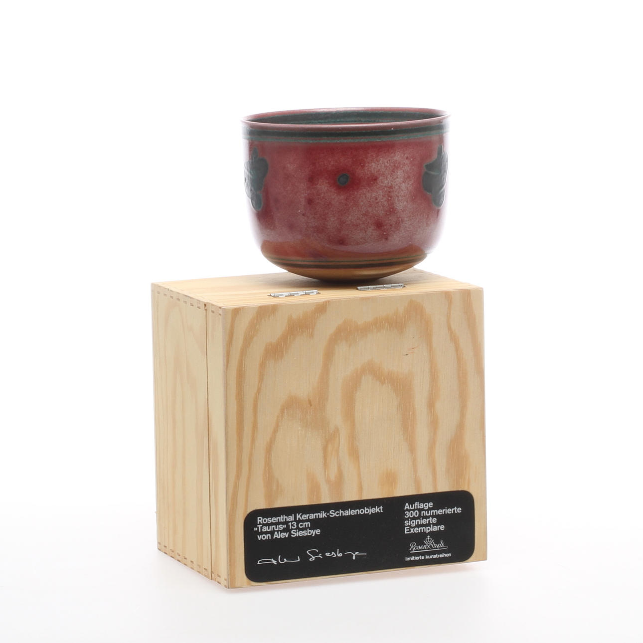 SKÅL, keramik, "Taurus", Alev Siesbye, Rosenthal, numrerad 300/130.