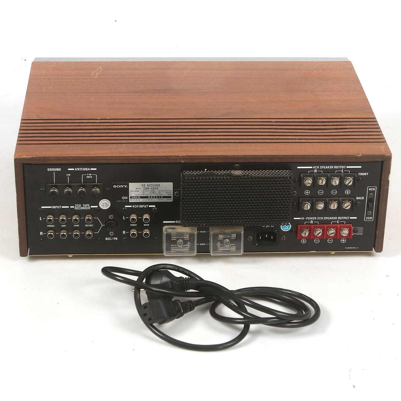 QUADRO RECEIVER, 4 channels, SONY SQR-6650. 1970s. Miscellaneous