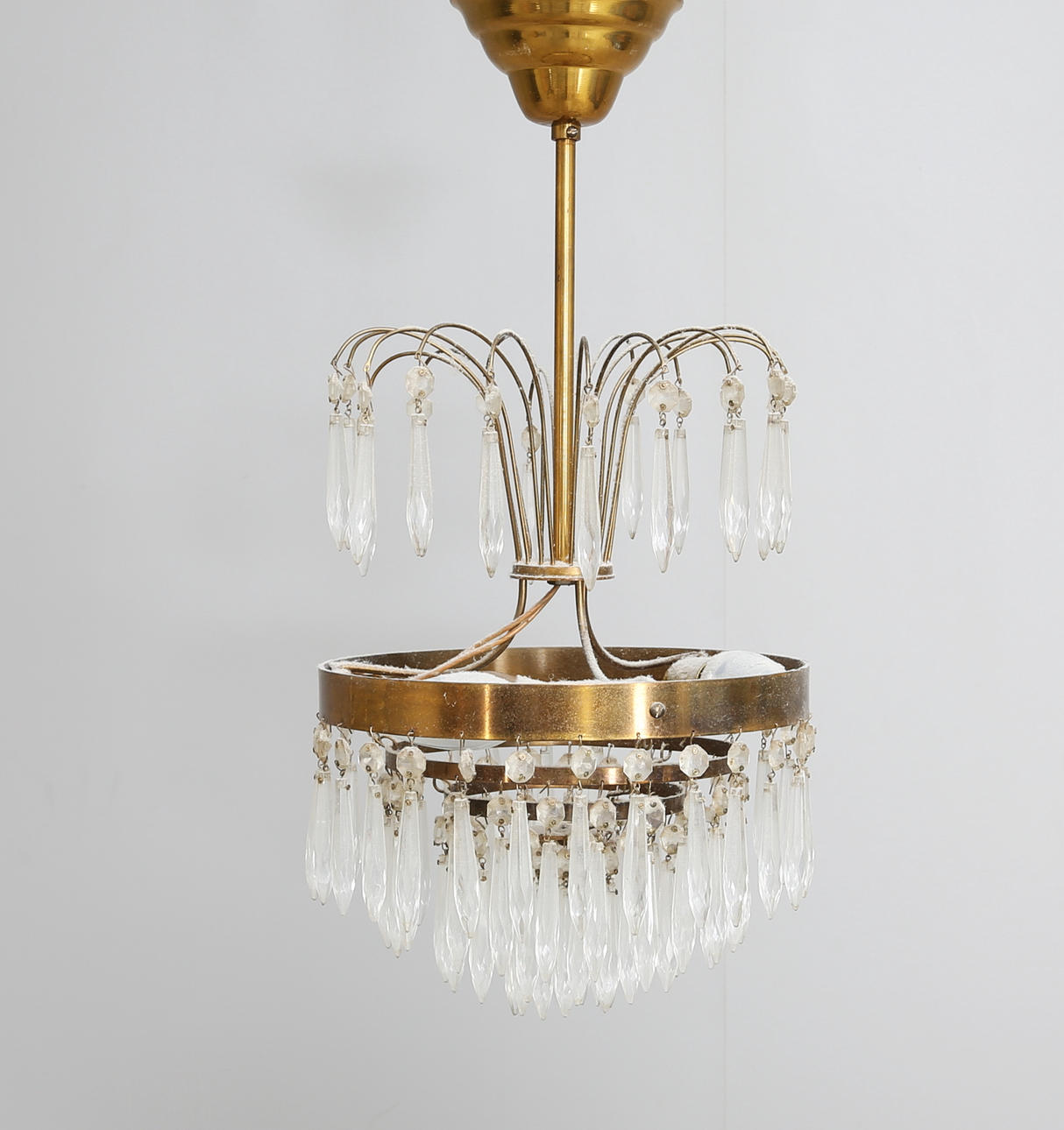 TAKKRONA, glas, 1900-tal.