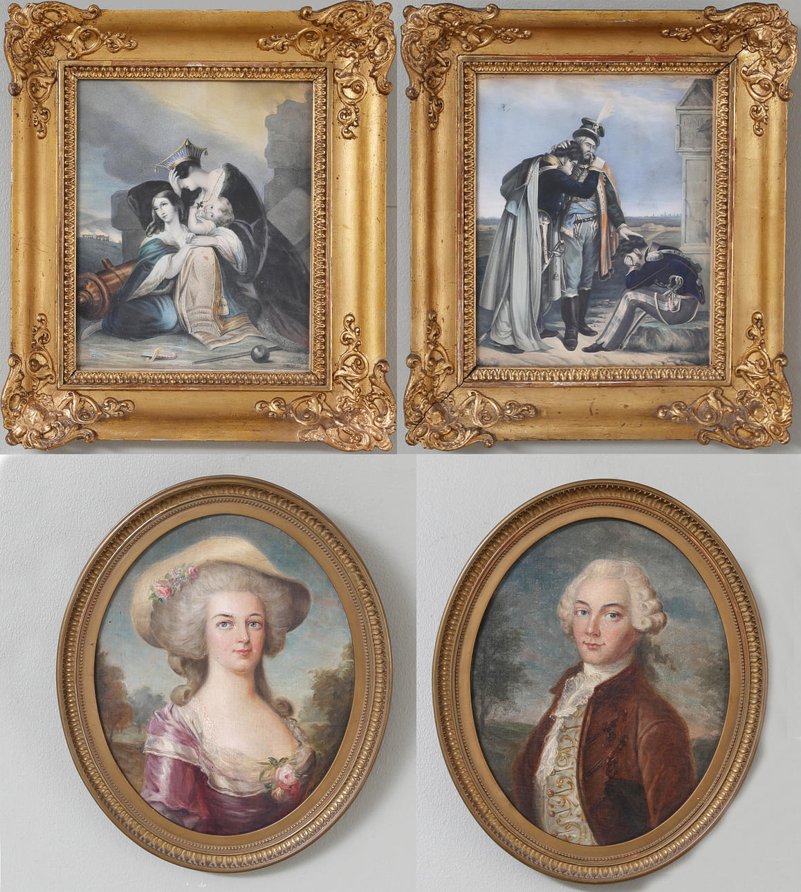 PARTI. Konst. 4 styck.