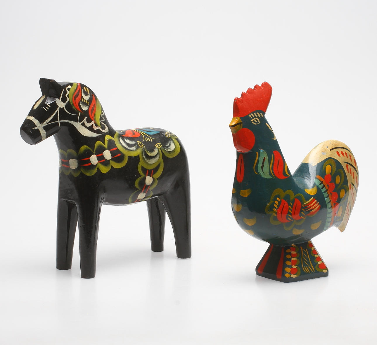 DALATUPP och DALAHÄST, trä, 1900-tal.