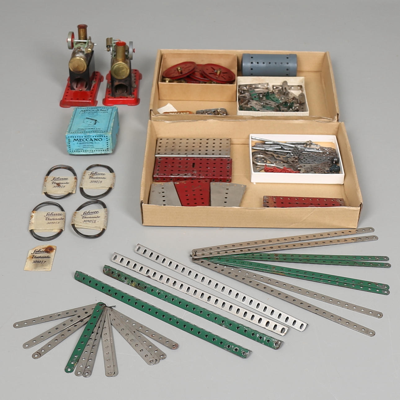 PARTI LEKSAKER, Meccano, Ångmaskiner, 1900-talets mitt.