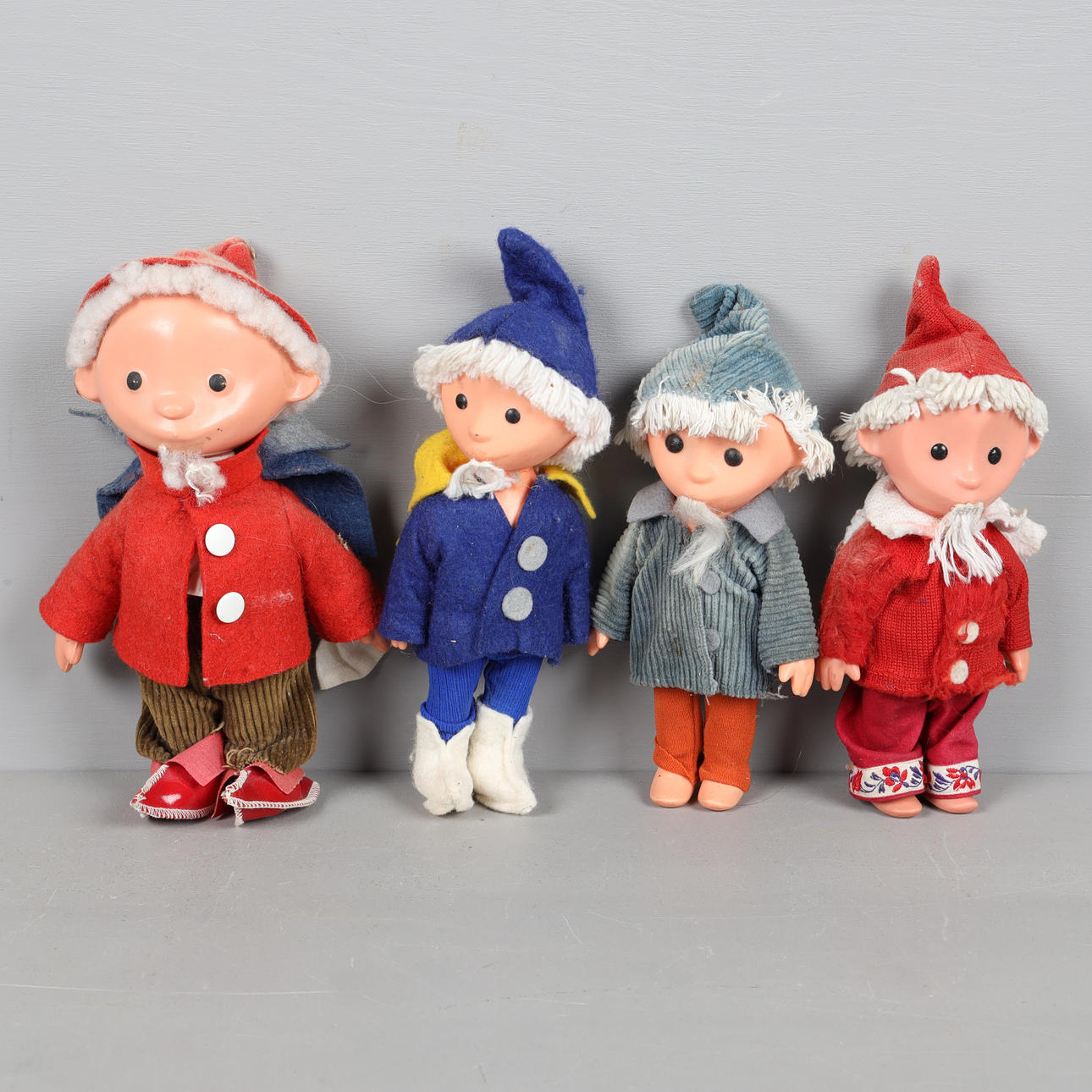 DOLLS, 4 pieces, "John Blund", Sonni, Germany.