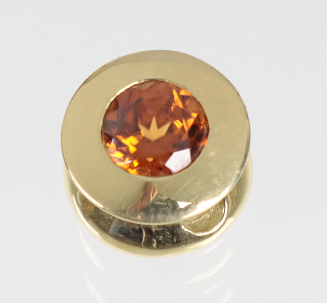 MADEIRA CITRIN HÄNGE, 585 guld.