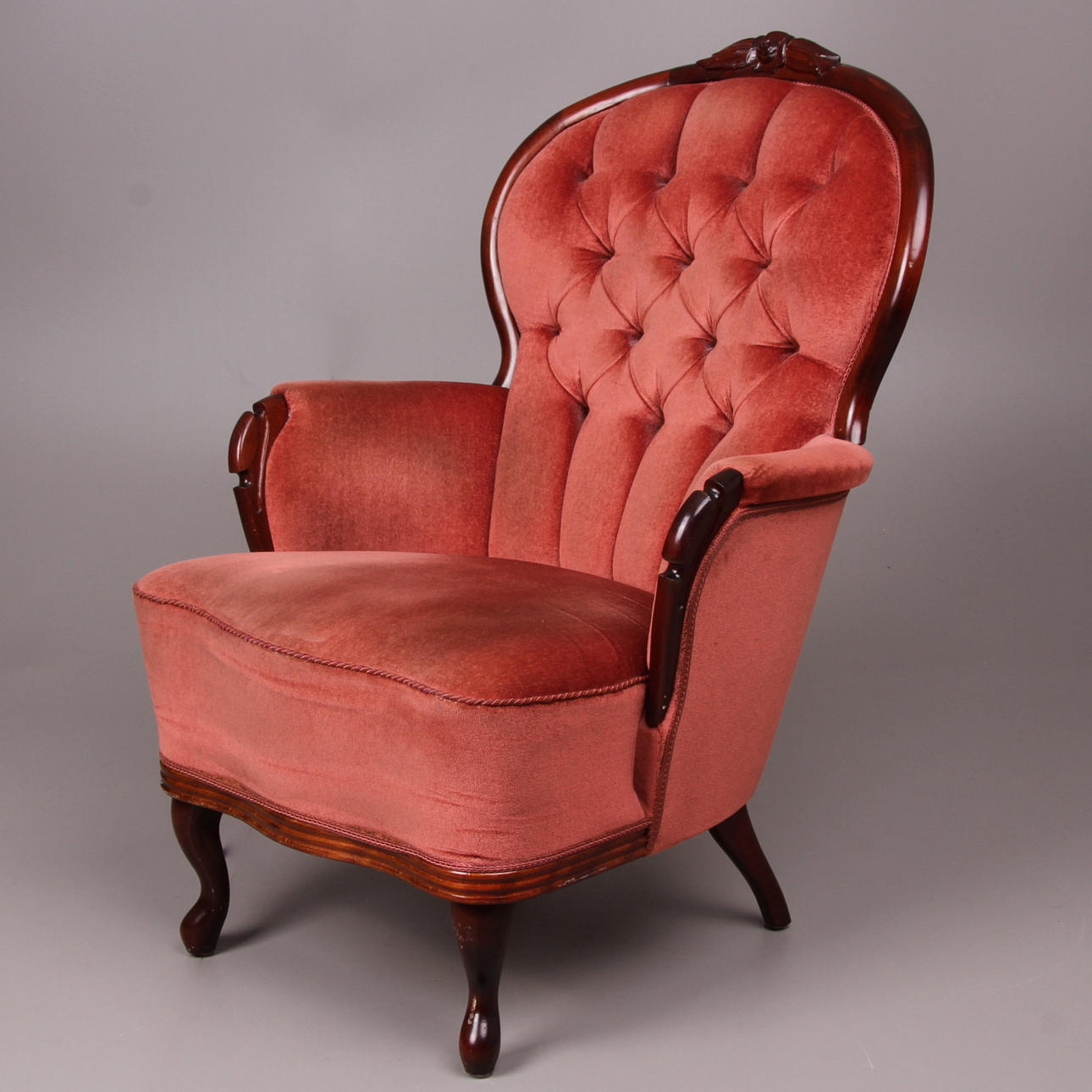 FÅTÖLJ, rokokostil, rokokostil, 1900-talets mitt.