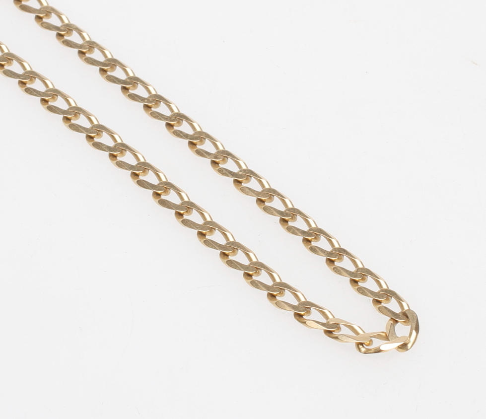 HALSKEDJA, 18k guld, vikt ca 14,6 gr.