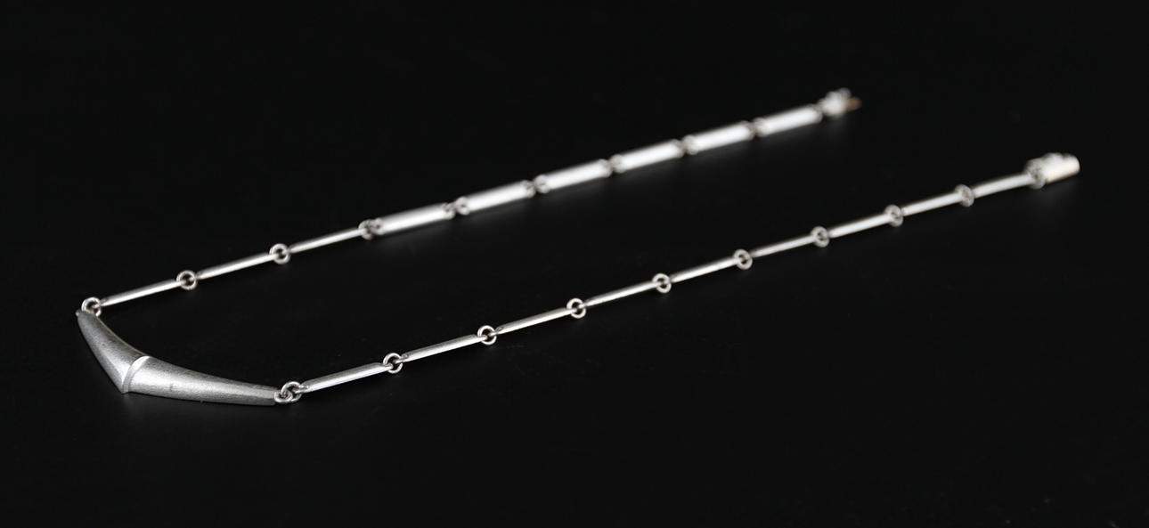 BJÖRN WECKSTRÖM. HALSBAND. Silver, "Lapponia". Finland.