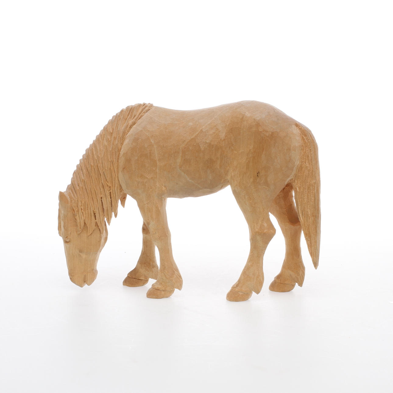 HÄSTFIGURIN, träsnidad, Ivan Fisk, signerad.