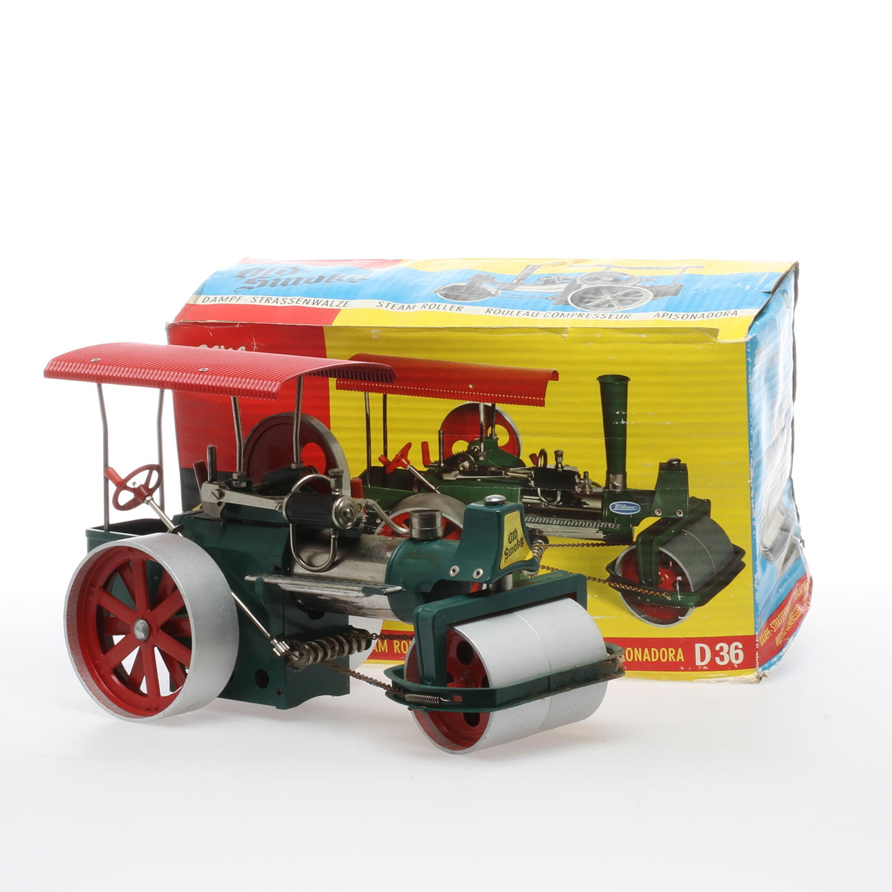 WILESCO ångvält D36 i originalkartong.