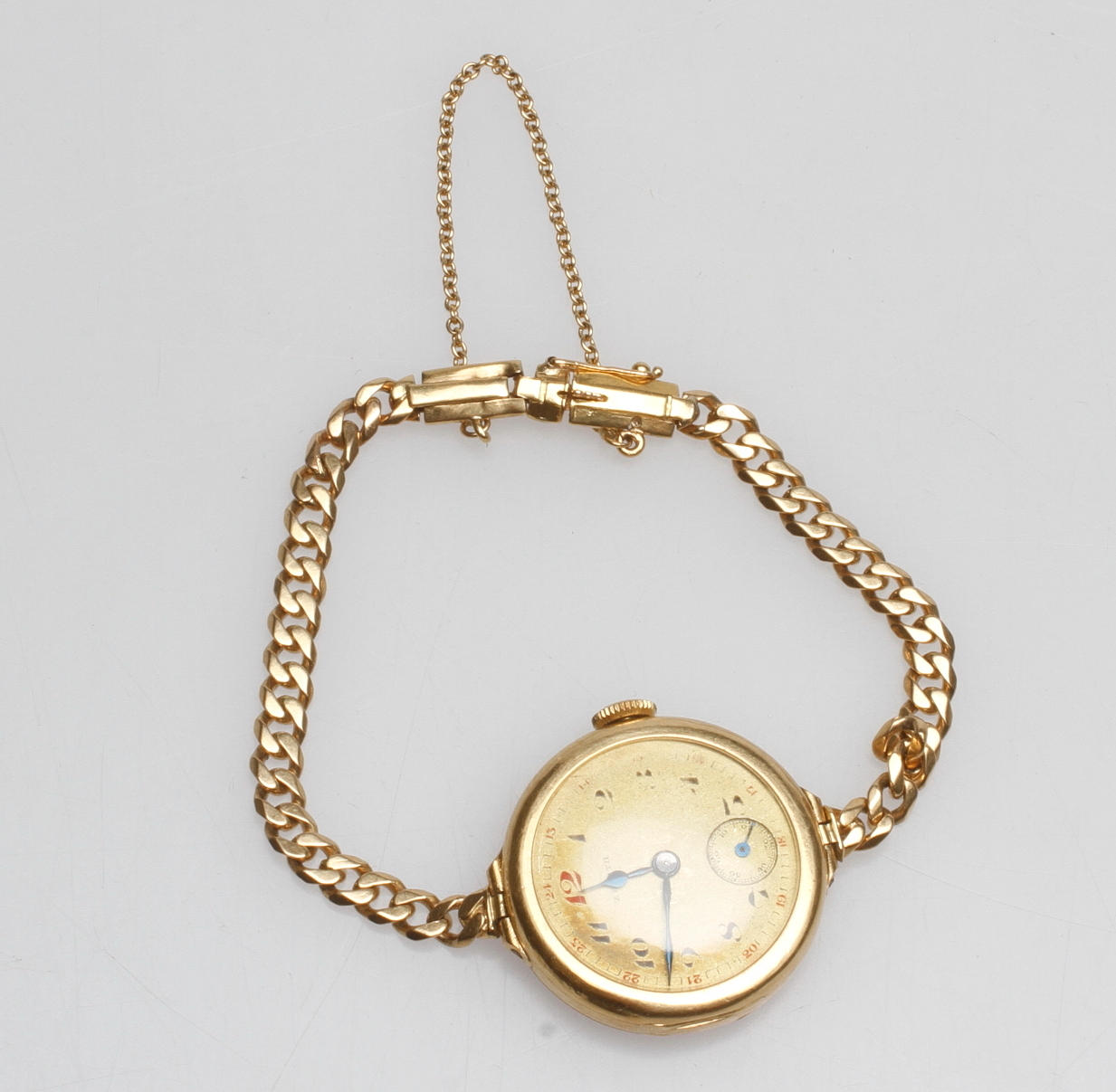 ARMBANDSUR ZENITH SAMT ARMBAND, 18k guld, total vikt ca 23,5 gr.