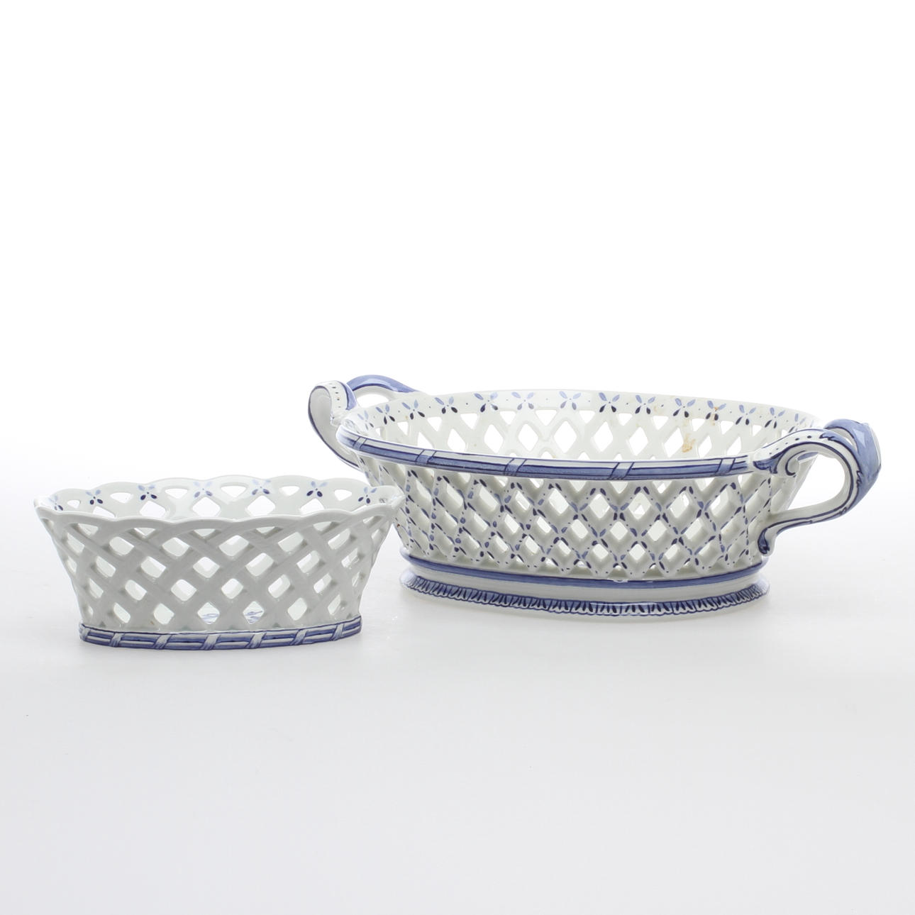 GALLERSKÅLAR, 2 st, Rörstrand, 1900-talets andra hälft.