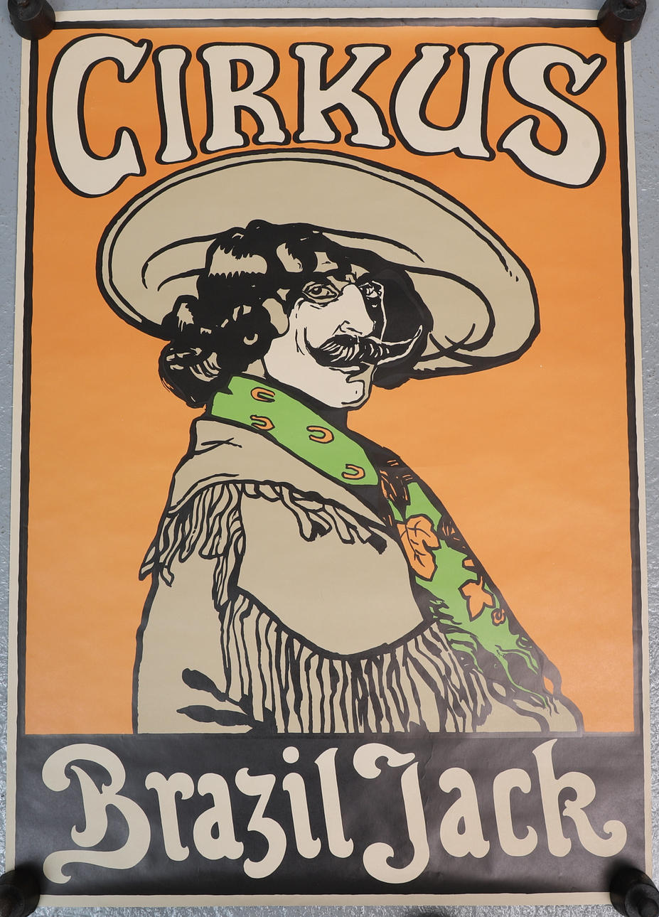 AFFISCH, Cirkus Brazil Jack.