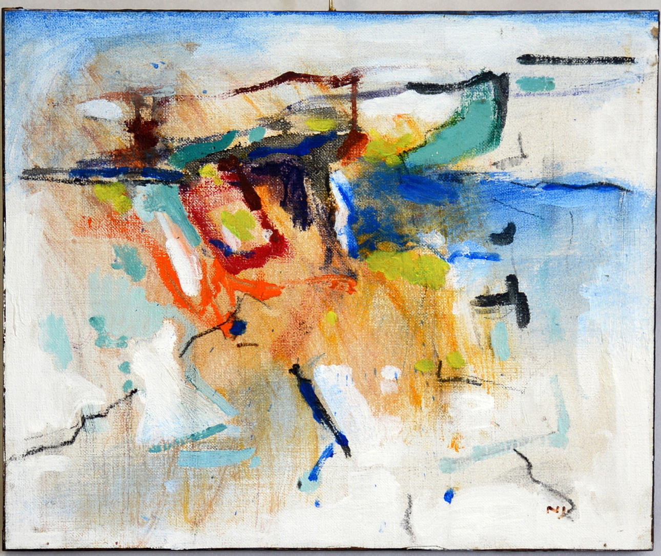 NILS JOHANSSON. Olja på pannå.