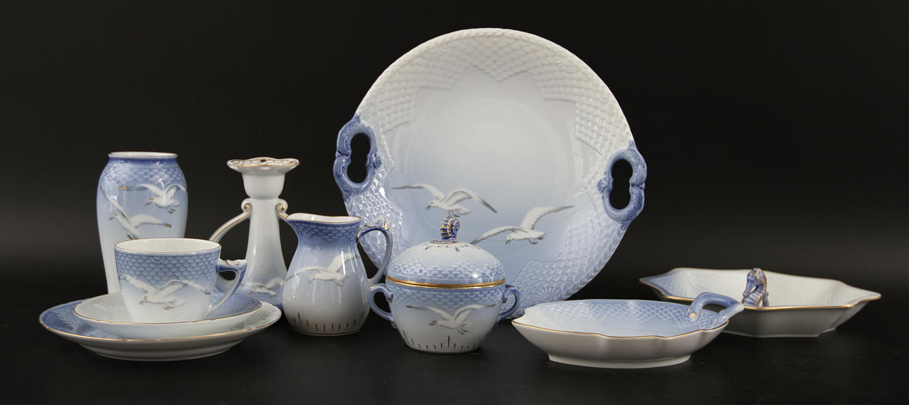 KAFFESERVIS. Royal Copenhagen, "Måsen".