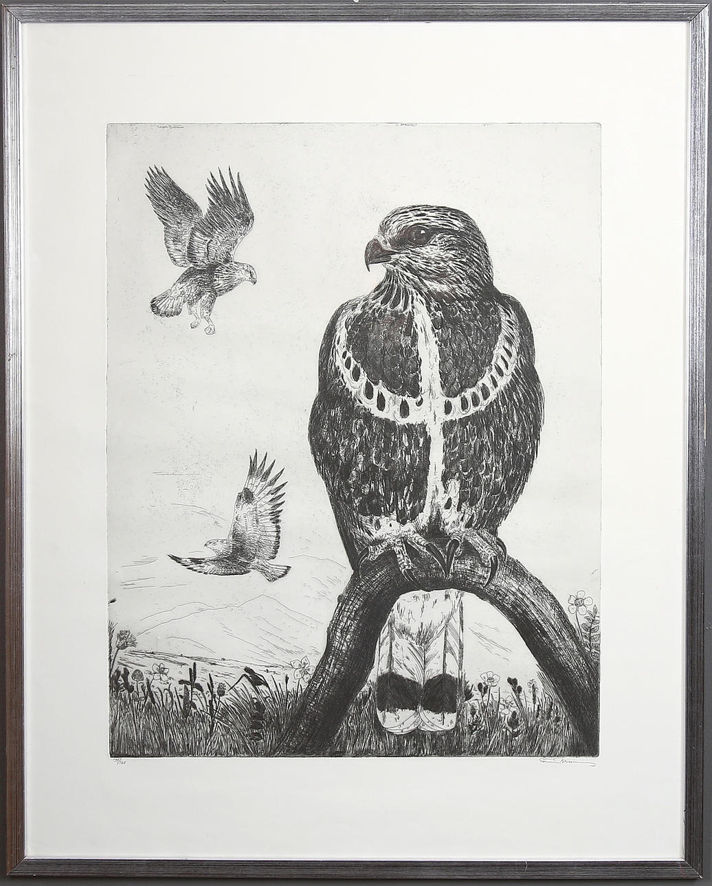 GÖRAN BRUNIUS. ETSNING, signerad och numrerad 34/160.