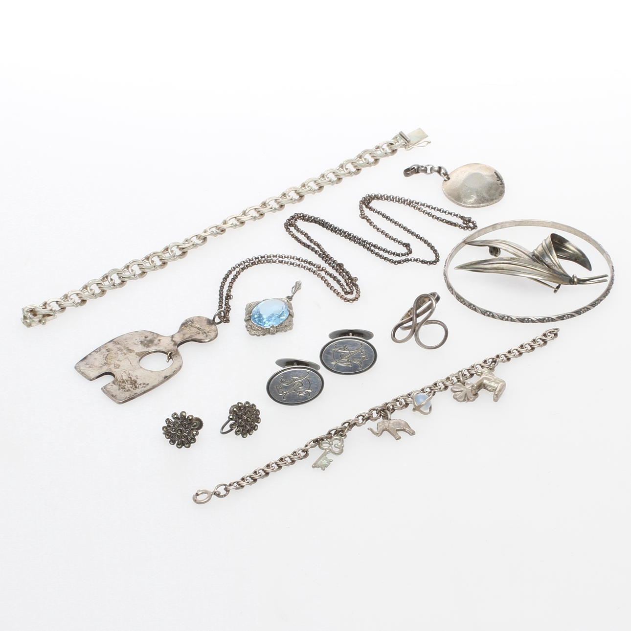 SMYCKEN, silver, 1900-tal.