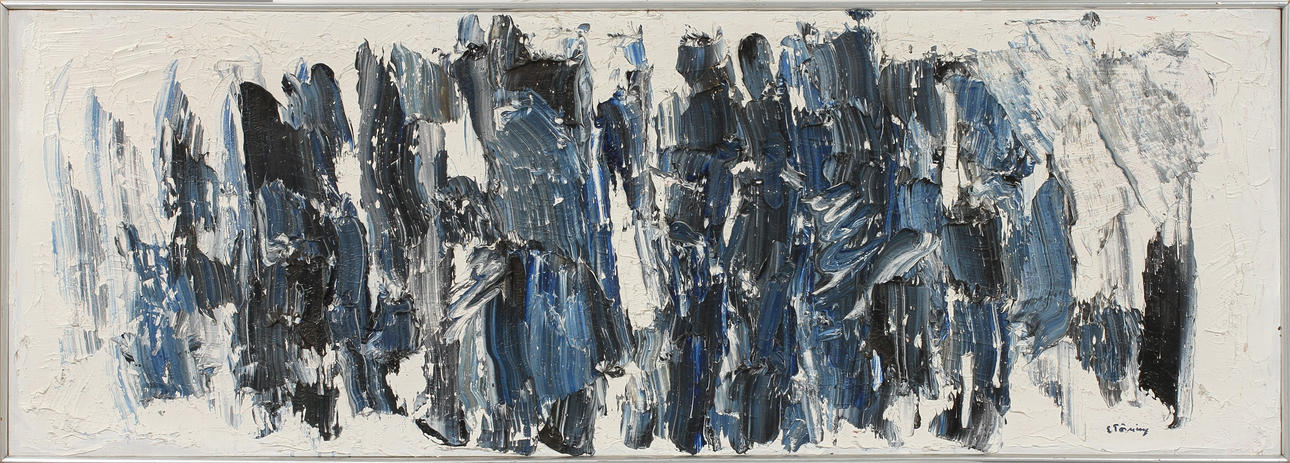 ERIK TÖRNING. Olja på duk, signerad.