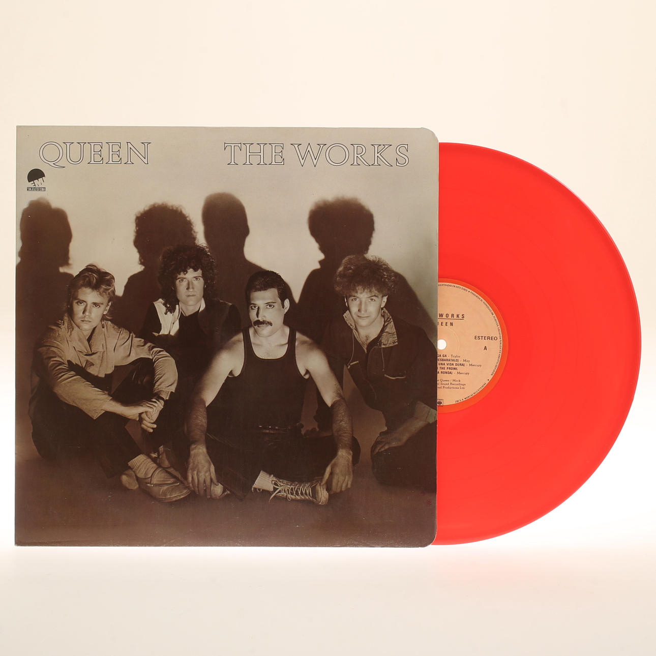 QUEEN. LP, punainen vinyyli, Kolumbia.